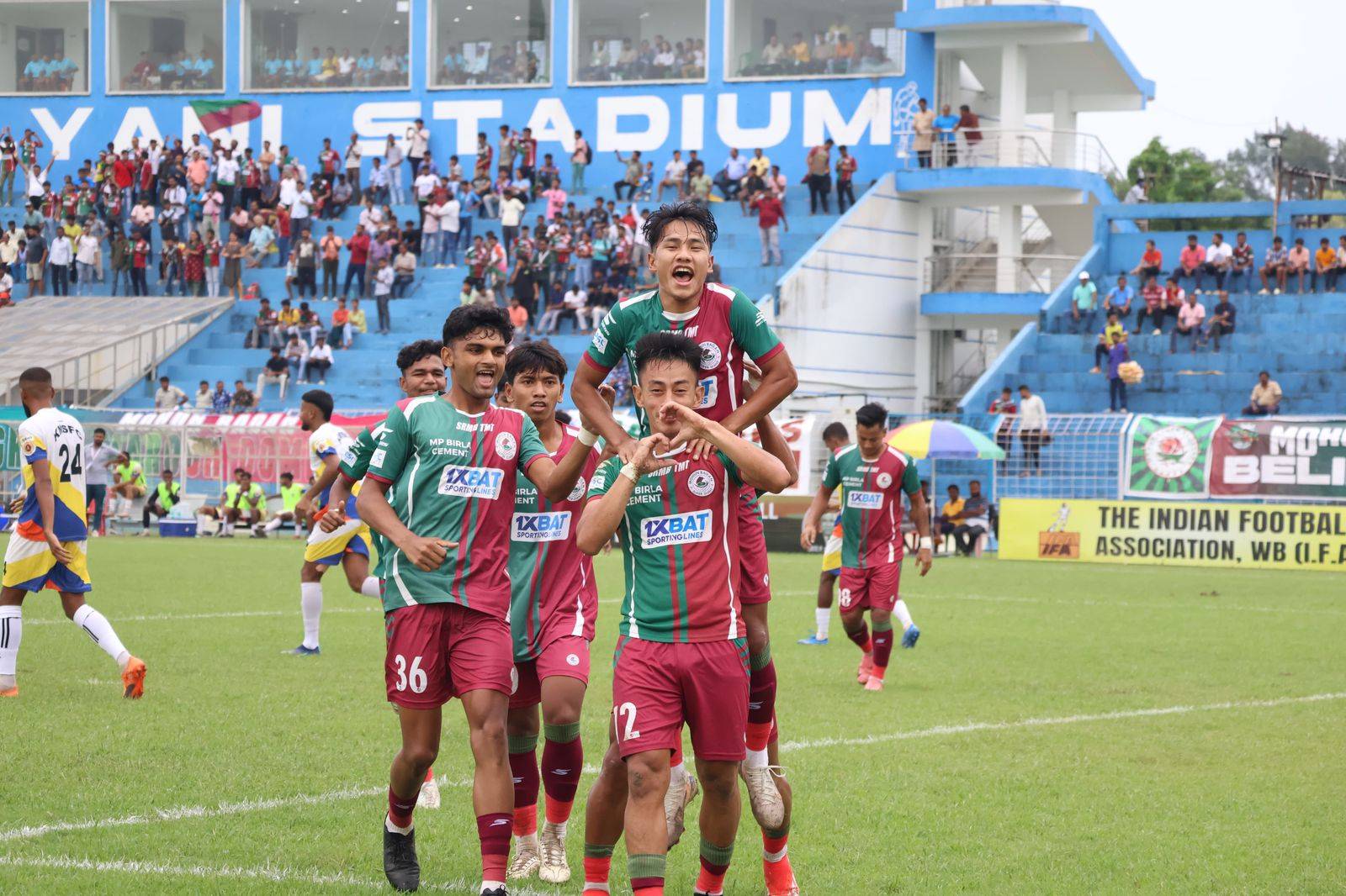 ডার্বির আগে শেষ ম্যাচে জয় মোহনবাগানের