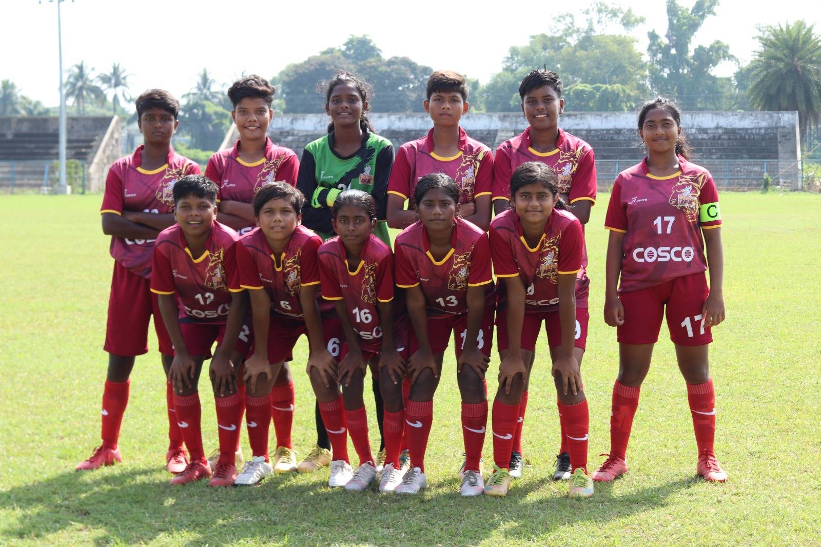 সাব জুনিয়র মহিলা ফুটবলে সেমিফাইনালে বিদায় বাংলার