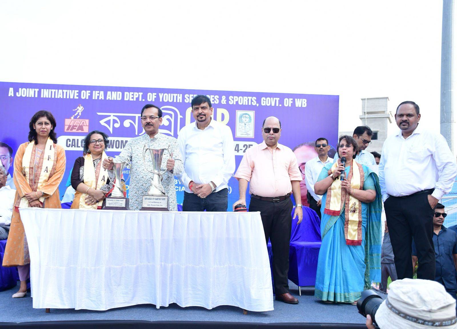 উদ্বোধন হয়ে গেল কন্যাশ্রী কাপ প্রিমিয়ার এ র